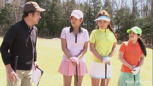 New Asian teen girls plays golf nude top Clips
