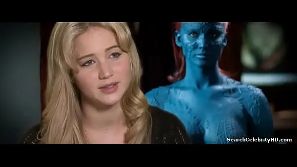 New Jennifer Lawrence in X-Men First Class 2011 top Clips