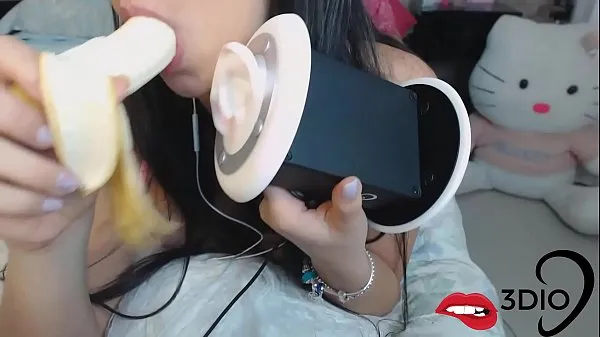 Novos ASMR Babe Chupando uma Banana tão gostosa Boquete tão QUENTE principais clipes