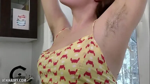 New Candy Red shows off her awesome bush top Clips