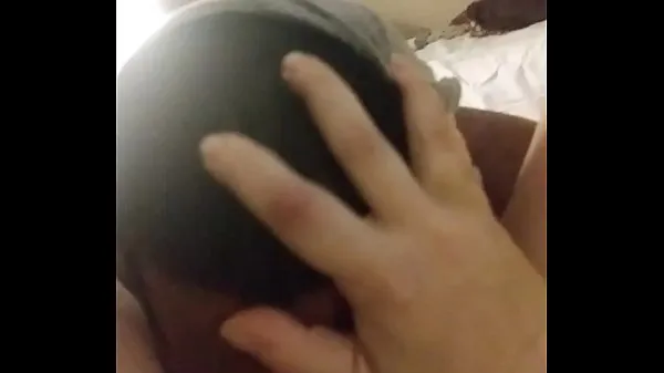 Watch My man eating my pussy while wearing my panties on his head fresh Videos