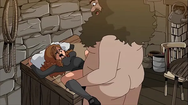 Nouveaux Un gros homme détruit la chatte d'une jeune fille (Hagrid et Hermione meilleurs clips