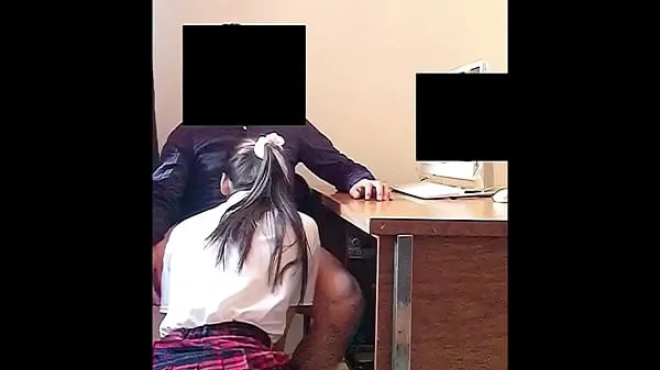 New Teen SUCKS his Teacher’s Dick in the Office for a Better Grades! Real Amateur Sex top Clips