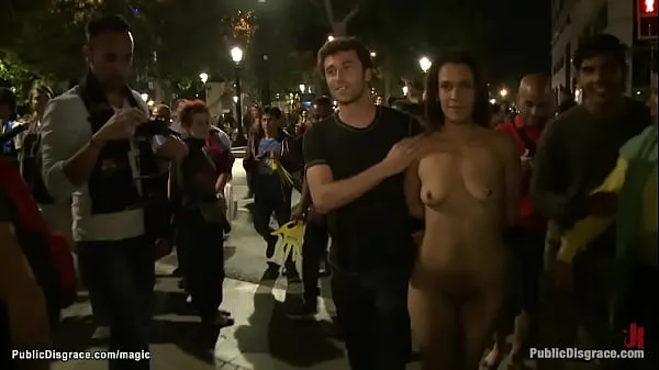 New Euro slut naked public humiliated top Clips