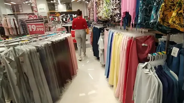 New I chase an unknown woman in the clothing store and show her my cock in the fitting rooms top Clips