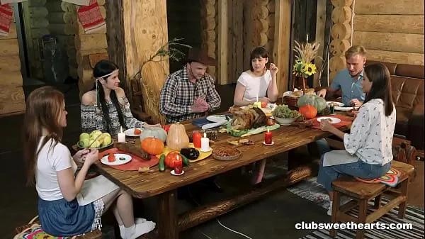 New Thanksgiving Dinner turns into Fucking Fiesta by ClubSweethearts top Clips